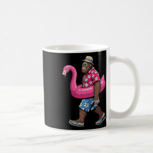 Bigfoot Flamingo Sasquatch Sommer Rosa Schwimmpool Kaffeetasse