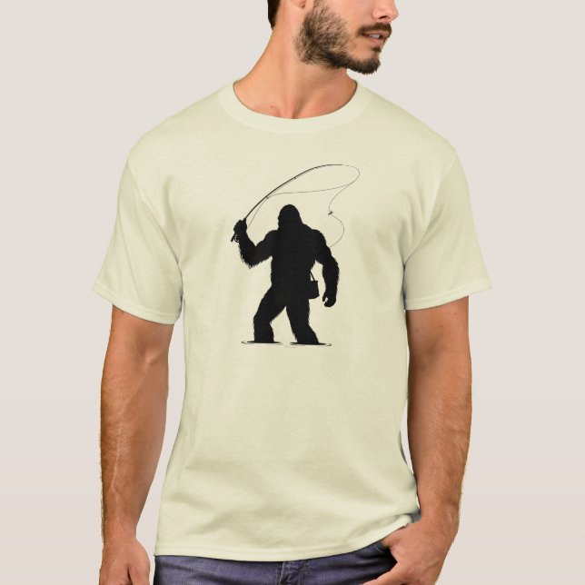 Bigfoot Fly Fishing T-Shirt (Vorderseite)
