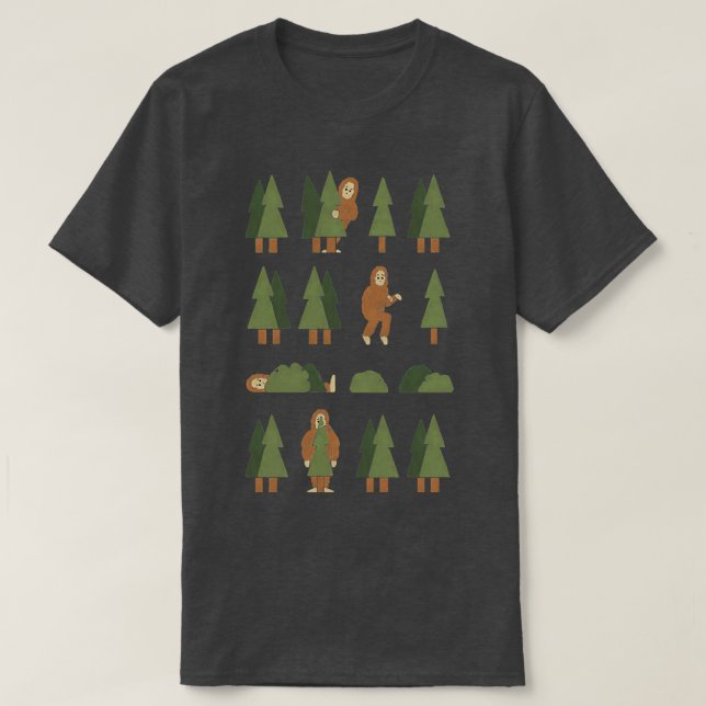 Bigfoot Forest Perfect Giftbigfoot T-Shirt (Design vorne)