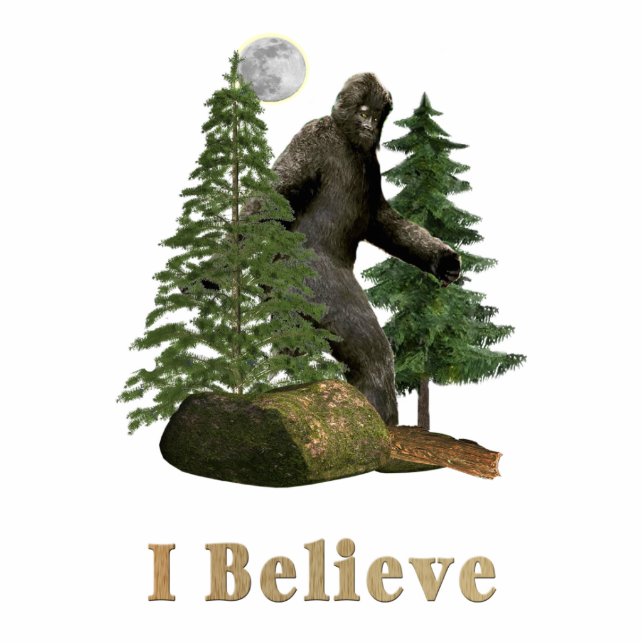 Bigfoot Fotoskulptur Schlüsselanhänger (Vorne)