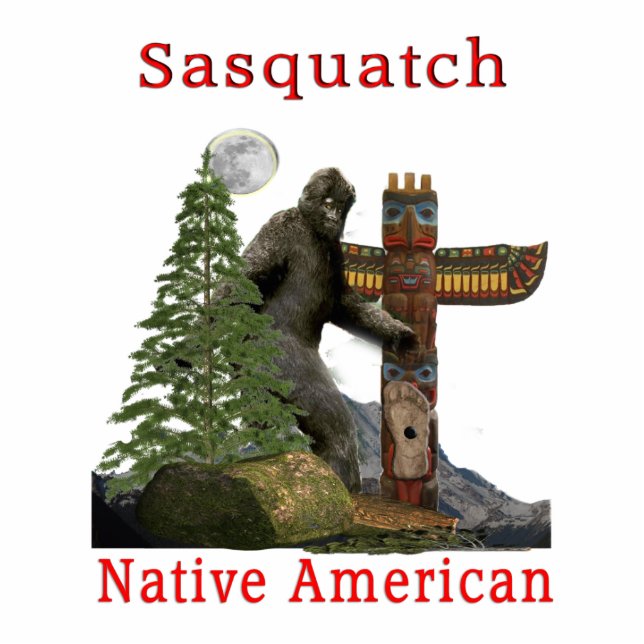 Bigfoot Fotoskulptur Schlüsselanhänger (Vorne)