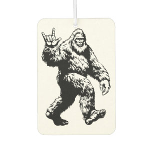 Bigfoot Frieden/Lustiger Sasquatch Rustikale Hütte Autolufterfrischer