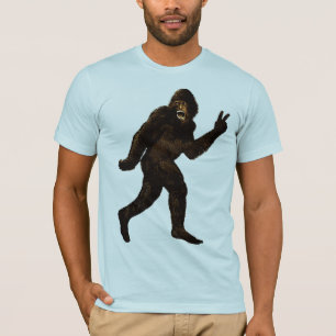 Bigfoot-Friedenszeichen T-Shirt