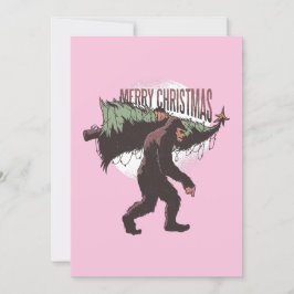 Bigfoot frohe Weihnachten mit Platz für Ihr Foto