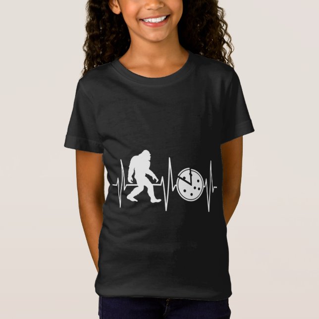 Bigfoot Funny Pizza Lover Cryptid Cryptozoologe T-Shirt (Vorderseite)