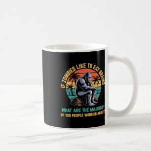 Bigfoot Funny Sasquatch Zombies Horror Lover Kaffeetasse
