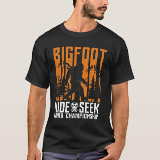 BIGFOOT Funny Verstecke suchen T-Shirt