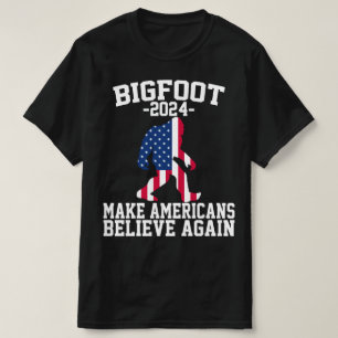 Bigfoot für Präsident 2024 Lustiger Bigfoot T-Shirt