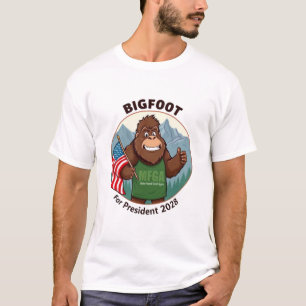Bigfoot Für Präsident 2028 T-Shirt