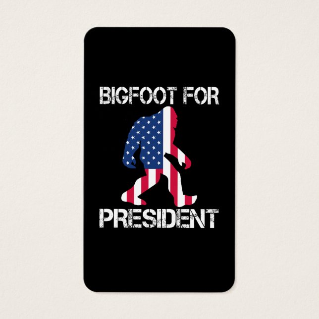 Bigfoot für Präsident Funny Bigfoot (Vorderseite)