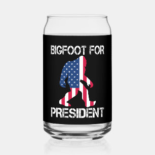 Bigfoot für Präsident Funny Bigfoot Dosenglas