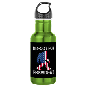 Bigfoot für Präsident Funny Bigfoot Edelstahlflasche