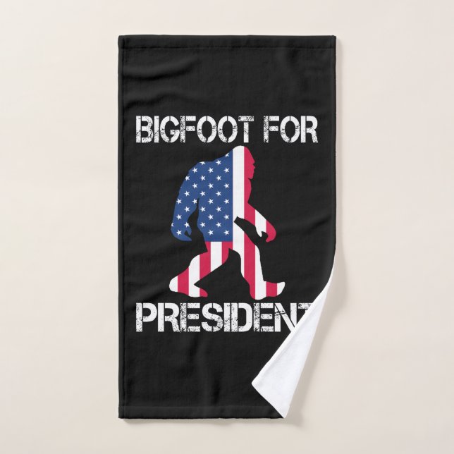 Bigfoot für Präsident Funny Bigfoot Handtuch (Handtuch)