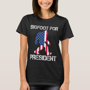 Bigfoot für Präsident Funny Bigfoot T-Shirt
