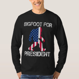 Bigfoot für Präsident Funny Bigfoot T-Shirt
