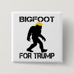 Bigfoot für Trump-Wahlen 2024 Button