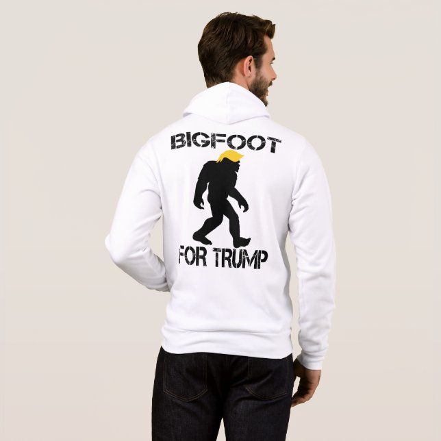 Bigfoot für Trump-Wahlen 2024 Hoodie (Schwarz voll)