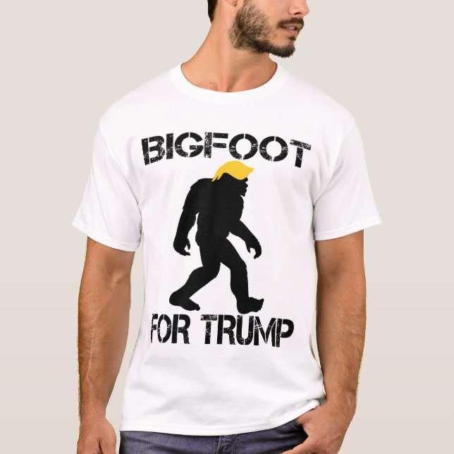 Bigfoot für Trump-Wahlen 2024 T-Shirt (Vorderseite)