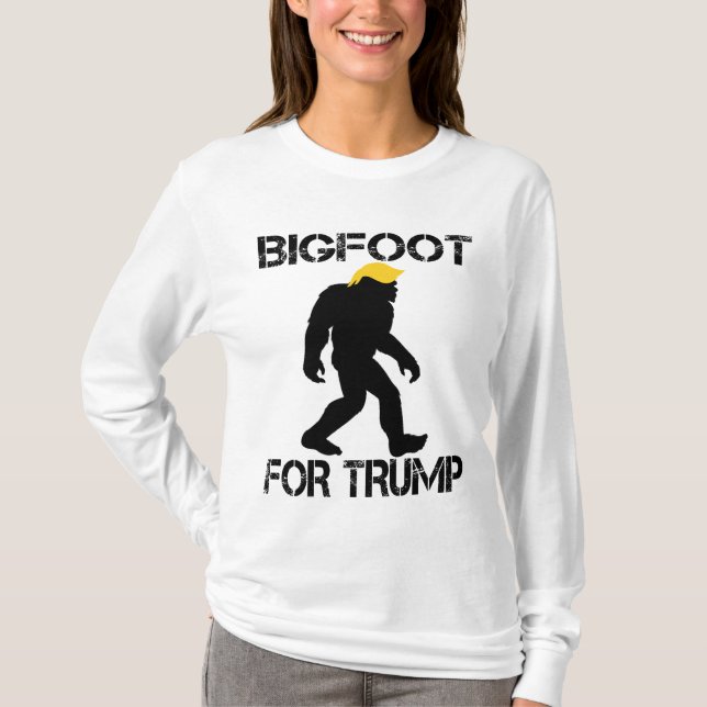 Bigfoot für Trump-Wahlen 2024 T-Shirt (Vorderseite)