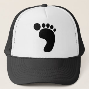 Bigfoot Fußabdruck Sasquatsch Truckerkappe