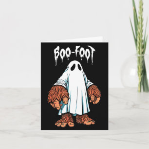 Bigfoot-Geisterkostüm Halloween Boo-Foot Sasquatch Karte