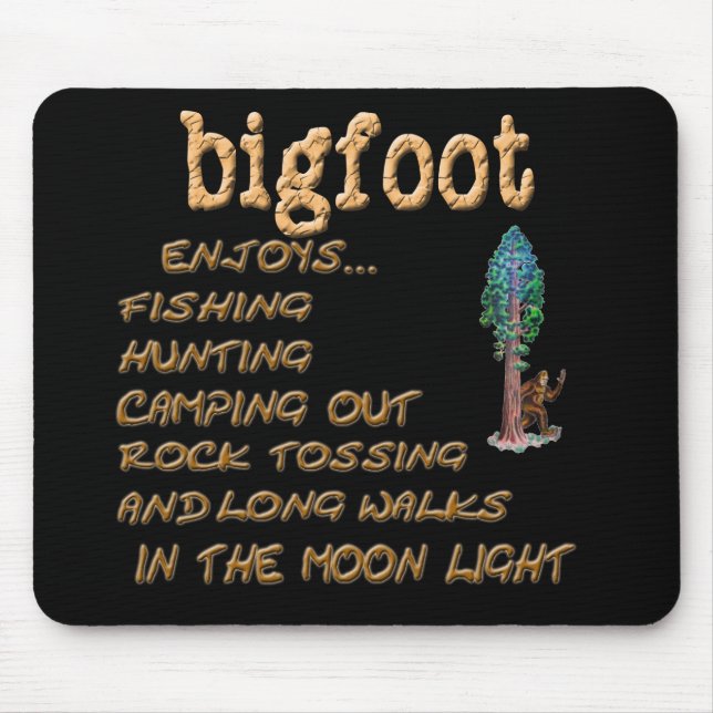 Bigfoot genießt mousepad (Vorne)