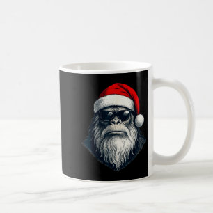 Bigfoot Gesicht Sonnenbrille Weihnachtsmann Weihna Kaffeetasse