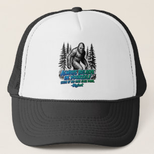 Bigfoot Glaube immer an dich selbst Motivierend Truckerkappe