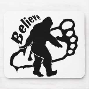 Bigfoot glauben mousepad