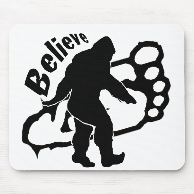 Bigfoot glauben mousepad (Vorne)