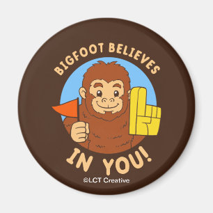 Bigfoot glaubt an dich magnet