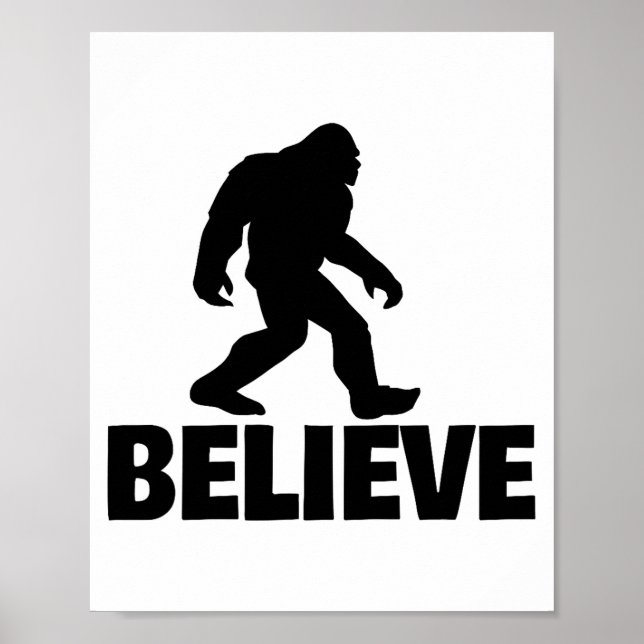 Bigfoot Glaubt Lustig Glaubt Bigfoot  Poster (Vorne)