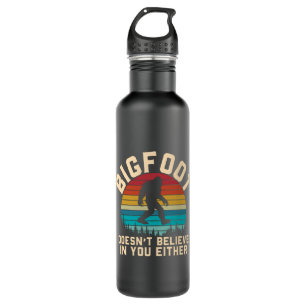 Bigfoot glaubt nicht an dich Bigfoot Retro Edelstahlflasche