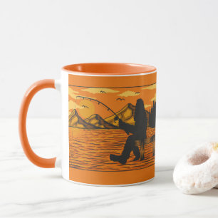 Bigfoot Gone Dock Fischen Sunset Lake Tasse