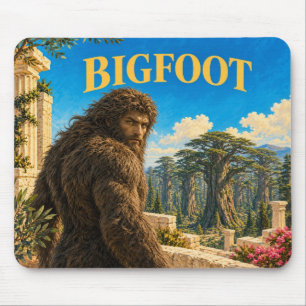Bigfoot, Gothic Fantasy Monster Mousepad