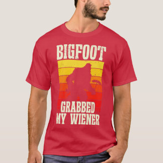 Bigfoot Grabbed Meine Dackel Retro Spaß Premium T-Shirt