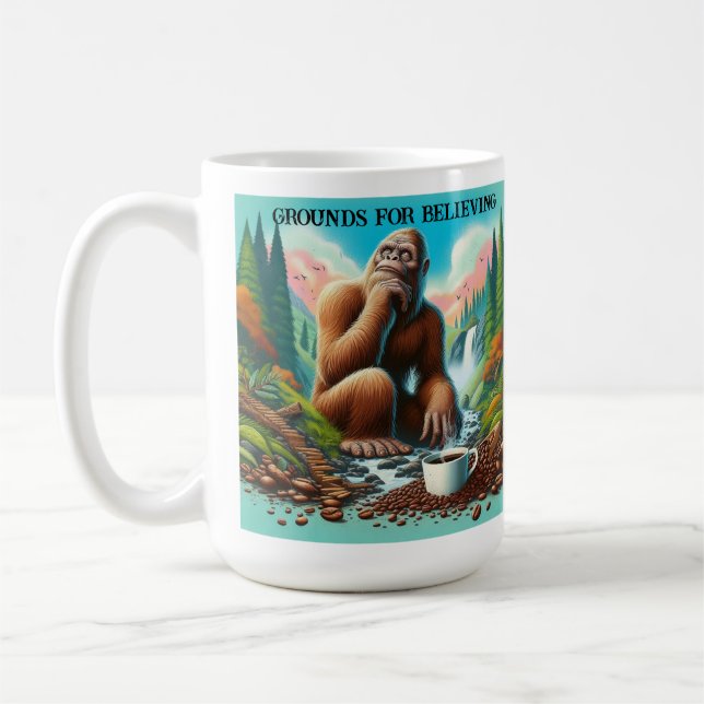 Bigfoot, Grund zum Glauben Kaffeetasse (Links)