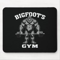 Bigfoot Gym Funny Sasquatch Bodybuilding Weightlif