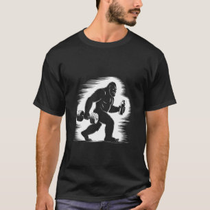 Bigfoot Gym Sasquatch Gewichtheben Power-Shirt T-Shirt