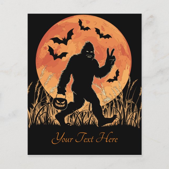 Bigfoot Halloween Flyer (Vorne)