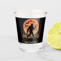 Bigfoot Halloween Orange und Black