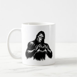 Bigfoot Heart Hands Kaffeetasse