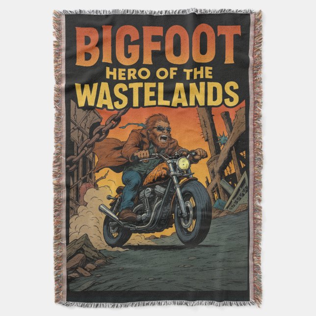 Bigfoot Held der Ödlande Comic Buchcover Decke (Vorderseite Vertikal)
