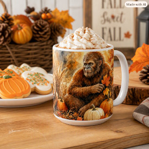 Bigfoot Herbsternte Kürbisse Natur Kaffeetasse