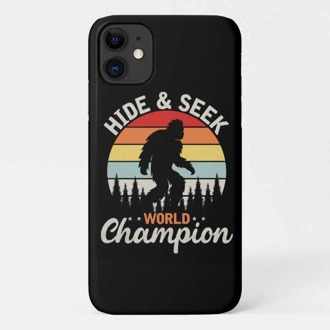 Bigfoot Hide and Seek World Champion Case-Mate iPhone Hülle (Rückseite)