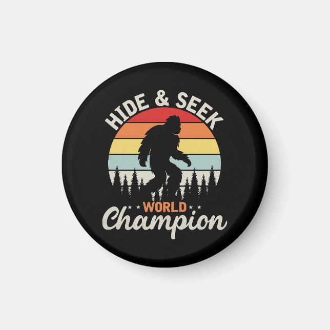 Bigfoot Hide and Seek World Champion Magnet (Vorne)