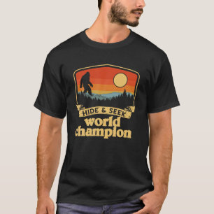 Bigfoot Hide and Seek World Champion Vintag Natur T-Shirt