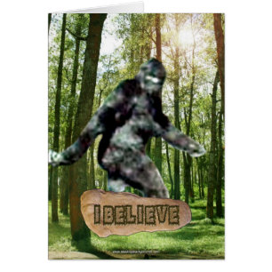 Bigfoot I glauben Karte