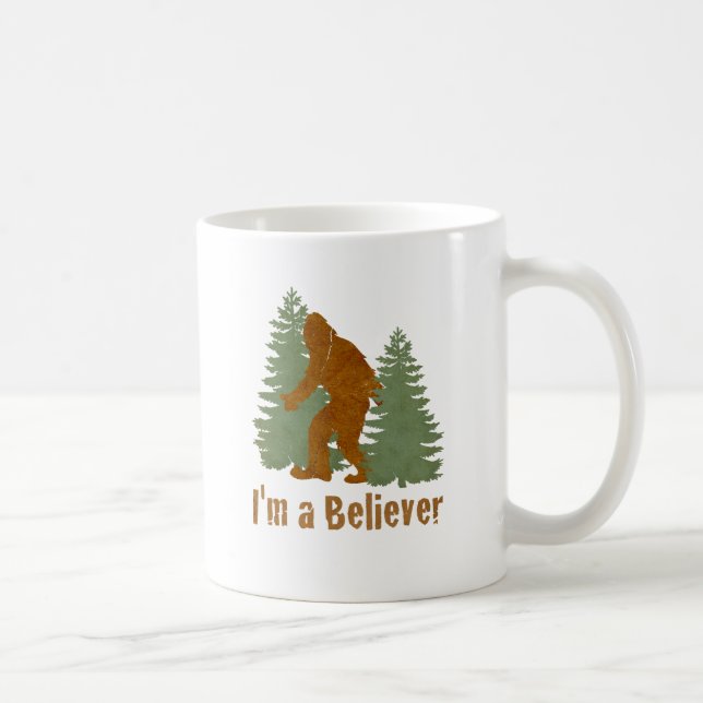 Bigfoot - Ich bin ein Gläubiger Kaffeetasse (Rechts)