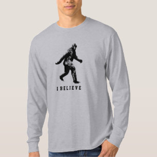 Bigfoot Ich glaube, anpassbarer Text-T - Shirt